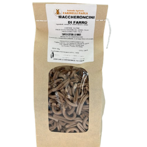 Maccheroncini di Farro confezione da 500g Azienda Agricola Farinelli