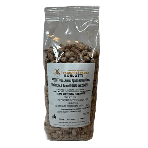Borlotti confezione da 500g Azienda Agricola Farinelli