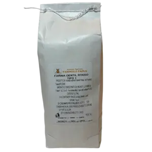 Farina Gentil Rosso Tipo 1 confezione da 1Kg Azienda Agricola Farinelli