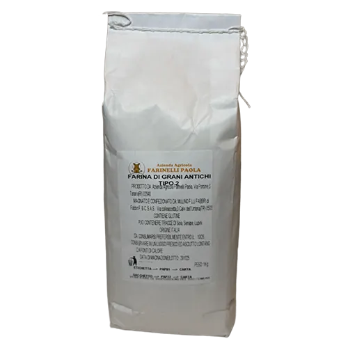 Farina di grani antichi di tipo 2 confezione 1kg Azienda Agricola Farinelli