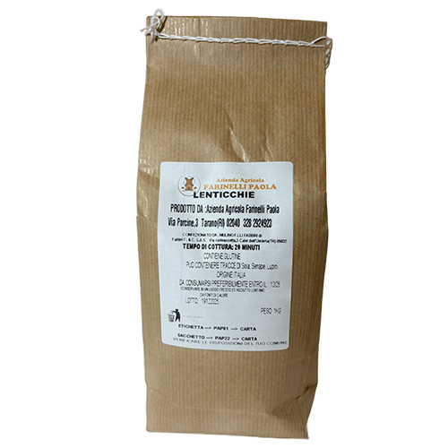 Lenticchie confezione da 1kg Azienda Agricola Farinelli