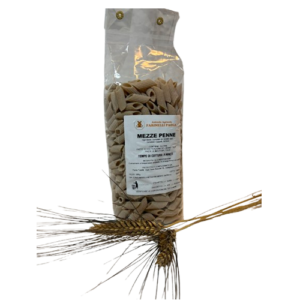 Mezze penne confezione da 500g Azienda Agricola Farinelli