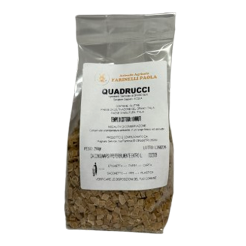 Quadrucci confezione da 250g Azienda Agricola Farinelli